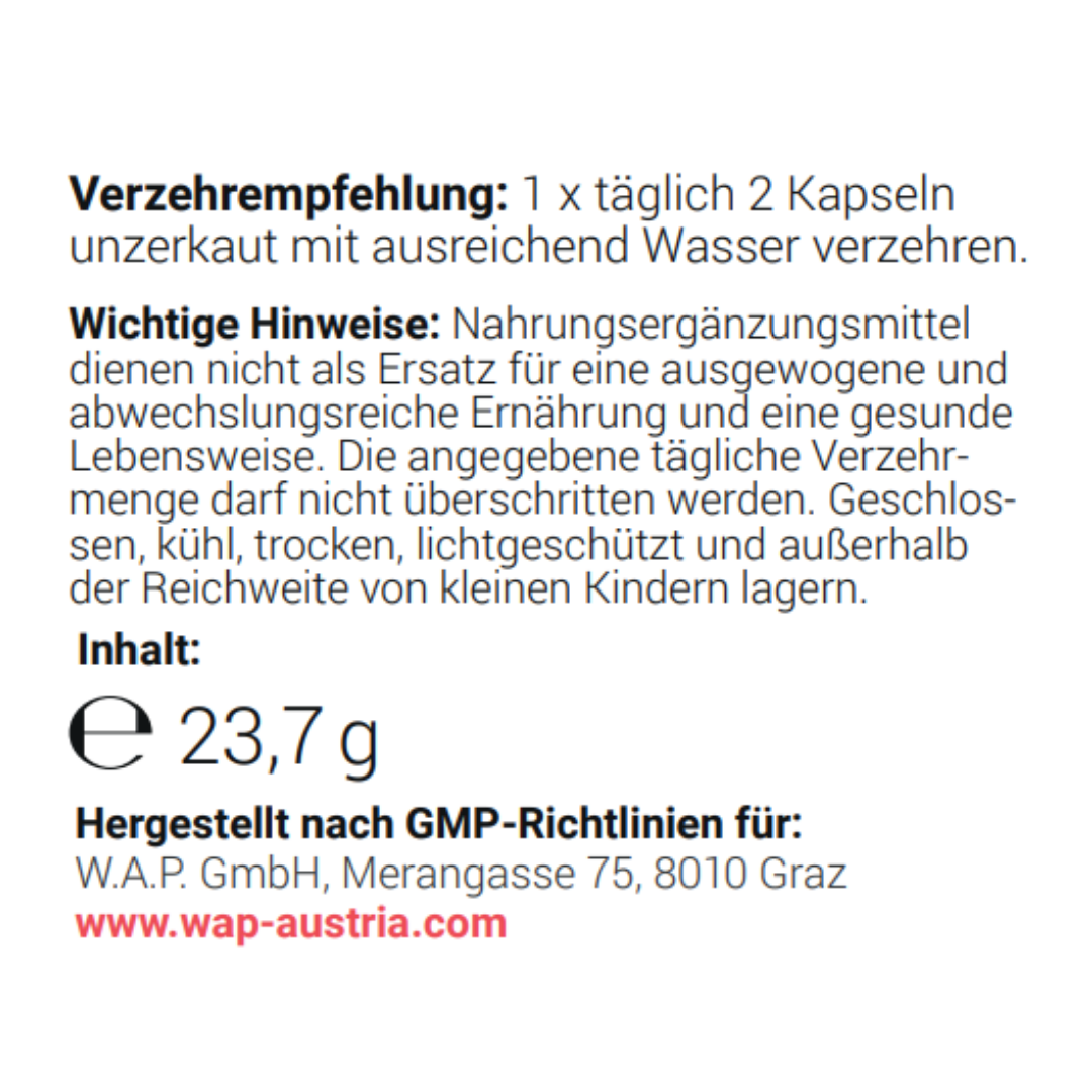 RED. GLUTATHION: VIENNA'S DETOX (60 Stk.) Reinheit & Gleichgewicht